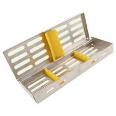 Sterilisation cassette - fixed lid, 5 instruments Sterilisation cassette - fixed lid, 5 instruments