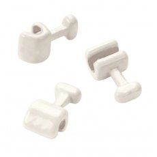 Coated Crimpable Bi-Directional Ball Hooks