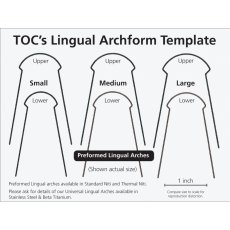 Hi-Q Lingual Wire Template