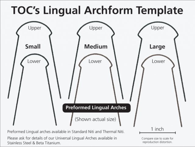 Hi-Q Lingual Wire Template